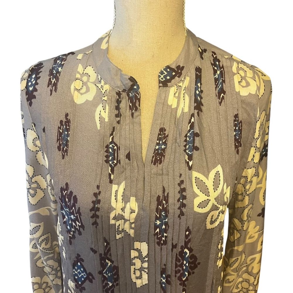 Sinequanone Paris, Lightweight Floral Print Dress, Size 8, Lilac-grey - Picture 3 of 16